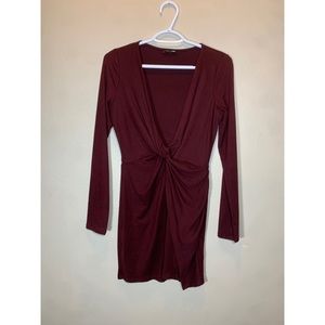 Eggplant mini dress. Very soft and stretchy!